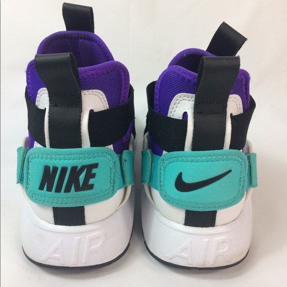 Nike Air Huarache City Size 8 Gray Purple Aqua - Picture 6 of 11